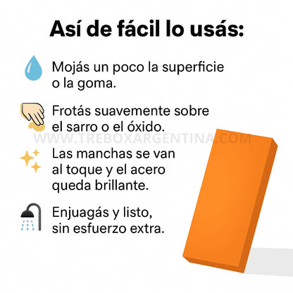 3X1 🎁 | Goma Limpiadora Brillux: Canillas, ollas y herramientas brillantes como el primer día