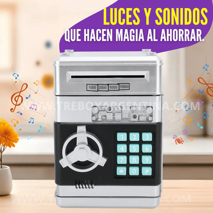 50% OFF🎁 KidsBank | Caja Fuerte Electrónica para niños: La forma más divertida de aprender a ahorrar.