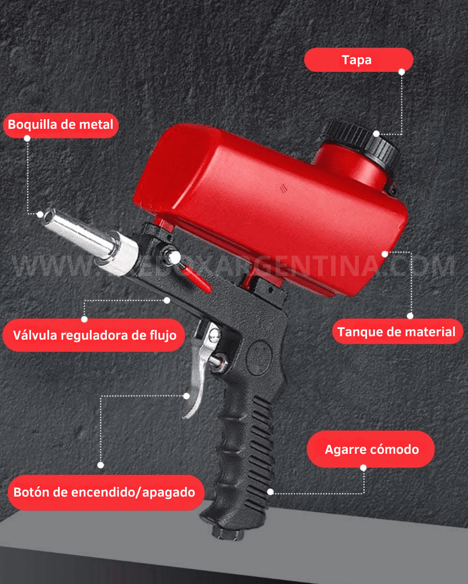 OFERTA FLASH⚡️ 30% OFF | BlastPro: Pistola a chorro de areña: ¡Dile adiós al óxido y a la suciedad al instante!