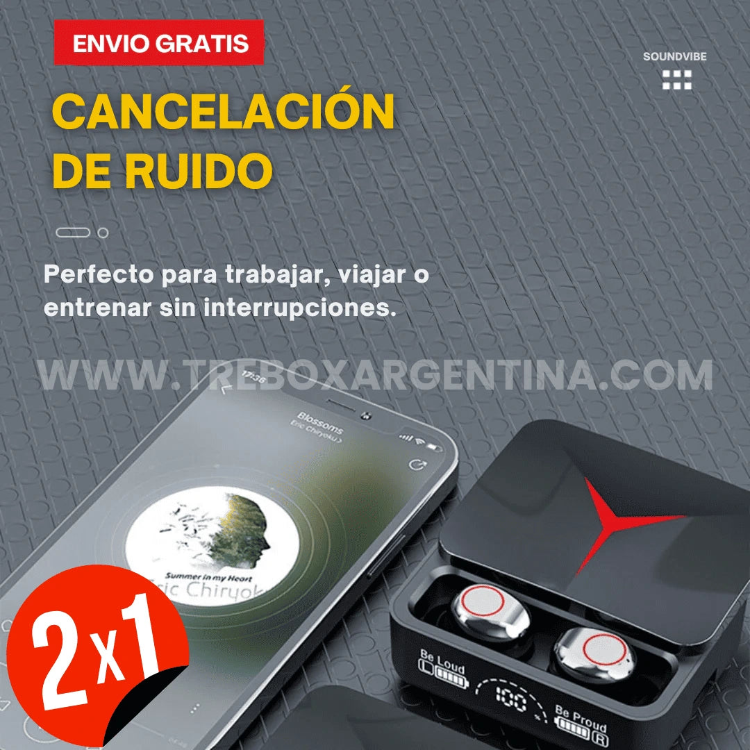 Combo SoundVibe 2x1 | Auriculares con sonido envolvente - ¡Llevate 2, Pagá 1 + Envío GRATIS!