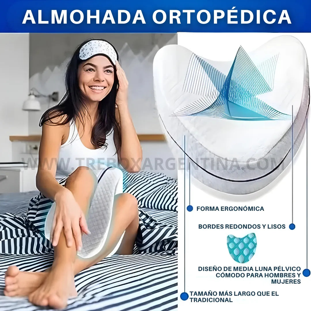 OFERTA 50% OFF 🚨 BodyRest Almohada Ortopédica : Alivia tu espalda, cadera y rodillas mientras descansas