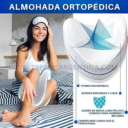 OFERTA 50% OFF 🚨 BodyRest Almohada Ortopédica : Alivia tu espalda, cadera y rodillas mientras descansas