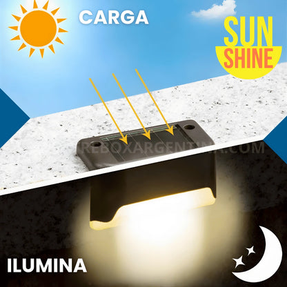 PACK X8🎁 | SunShine Luces LED Solares: Iluminá y decorá tus exteriores con estilo, sin cables y sin pagar en energía