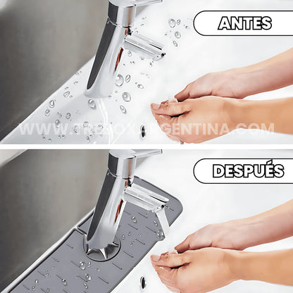 AquaDry™ | Alfombrilla de Silicona Absorbente -  Lavaplatos limpio y sin moho las 24 horas!