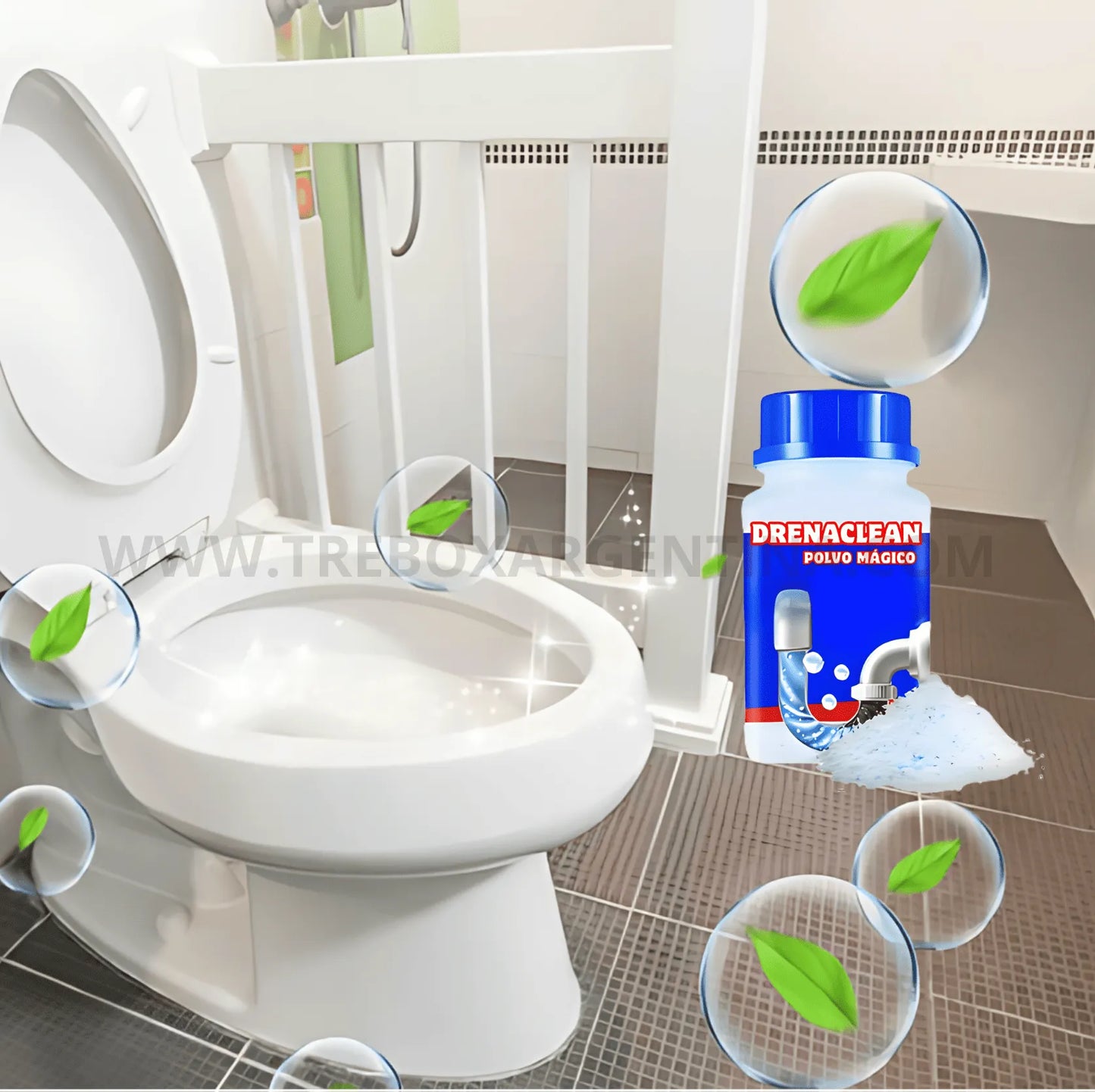 4x2 🎁 | Polvo Mágico DrenaClean : Elimina obstrucciones y olores al instante