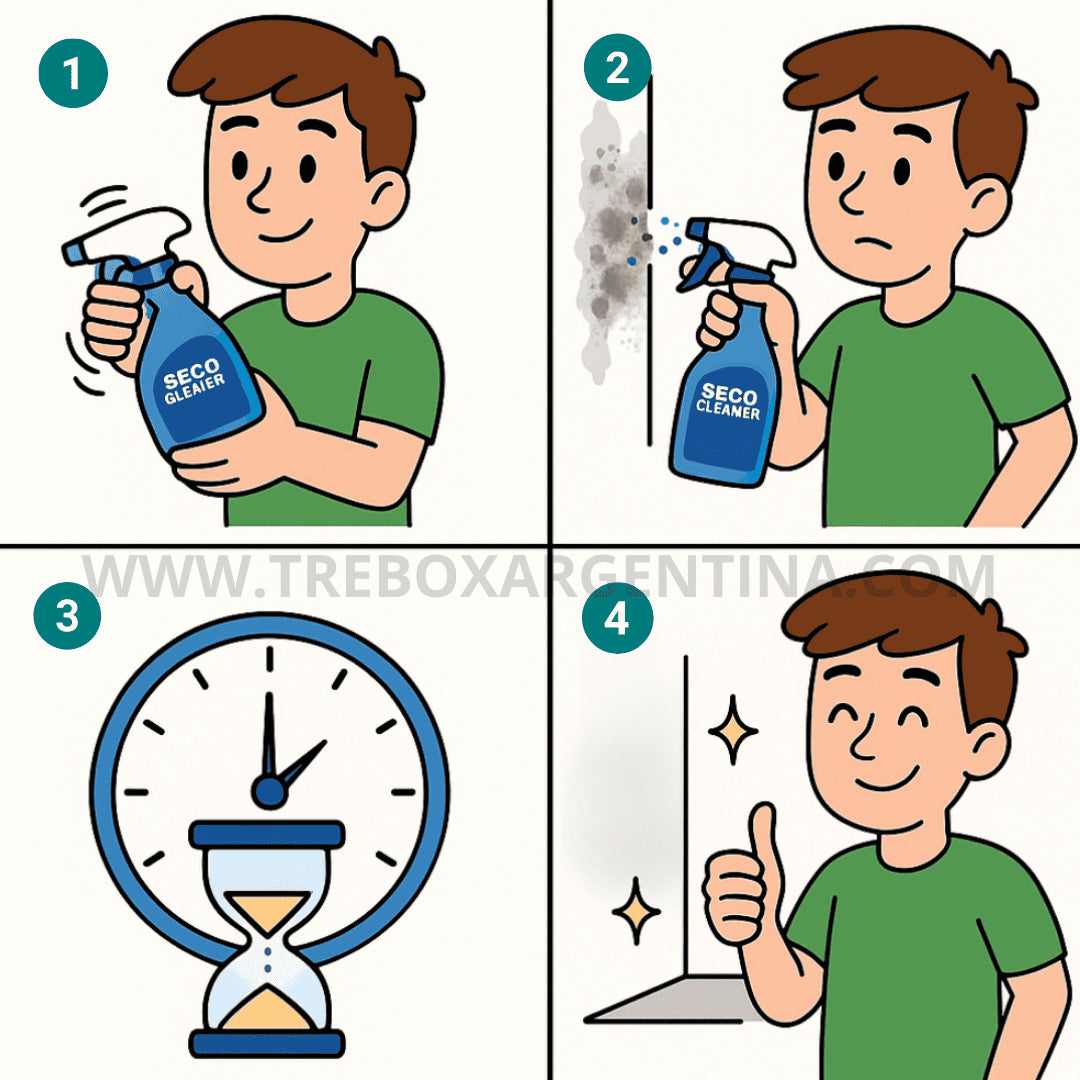 2X1🎁 | Spray Removedor Moho SECO CLEANER - La Solución Definitiva a Las Manchas y Hongos de tu Casa