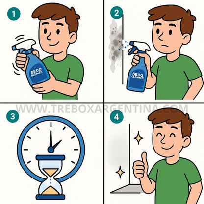 2X1🎁 | Spray Removedor Moho SECO CLEANER - La Solución Definitiva a Las Manchas y Hongos de tu Casa
