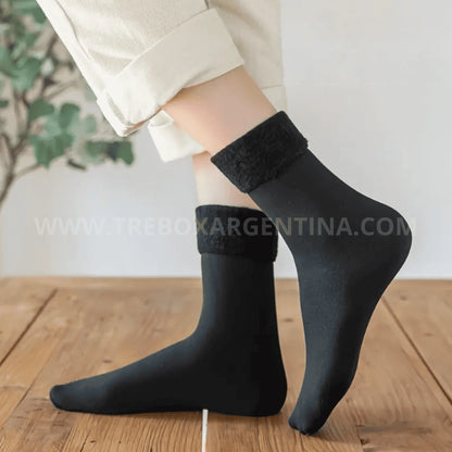 Combo Nevanna 4X2 | Medias Peluche para mujer - Pies cálidos para tus pies 🔥
