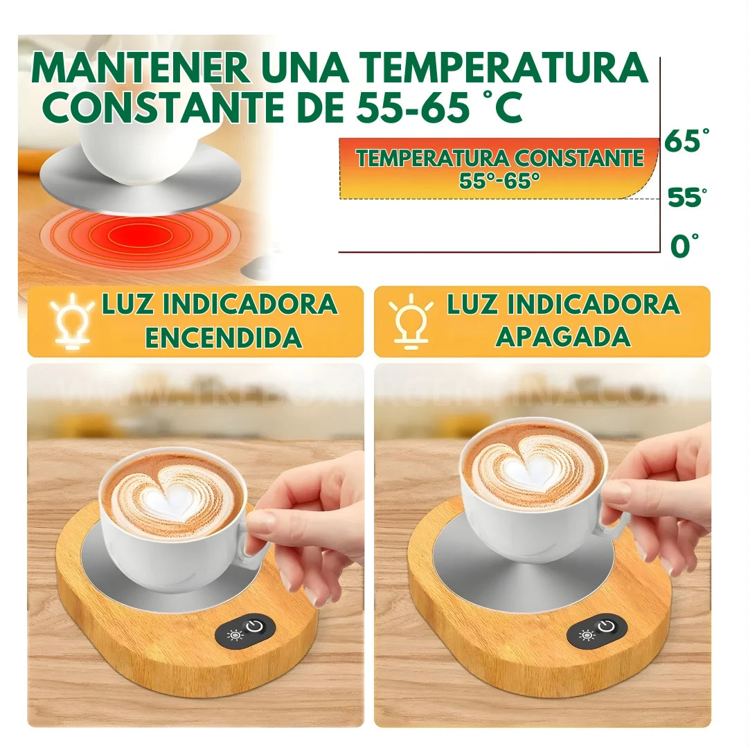 50% OFF🎁 | HotCup Calentador de Bebidas Portatil: Tu bebida a la temperatura ideal, de principio a fin!