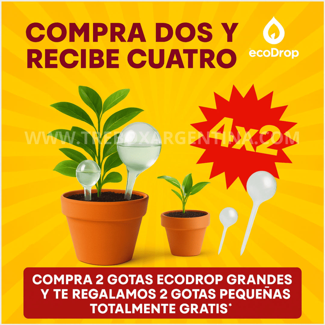 COMBO 4x2🎁 - EcoDrop: Gota de Riego Inteligente | Tus plantas siempre hidratadas