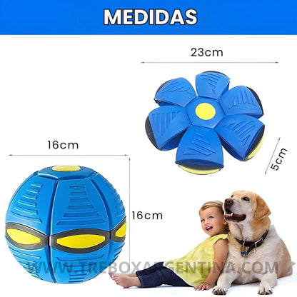 OFERTA 2x1 | Fluppy™ Pelota Frisbee Mágica: Un solo juguete, infinitas maneras de divertirse