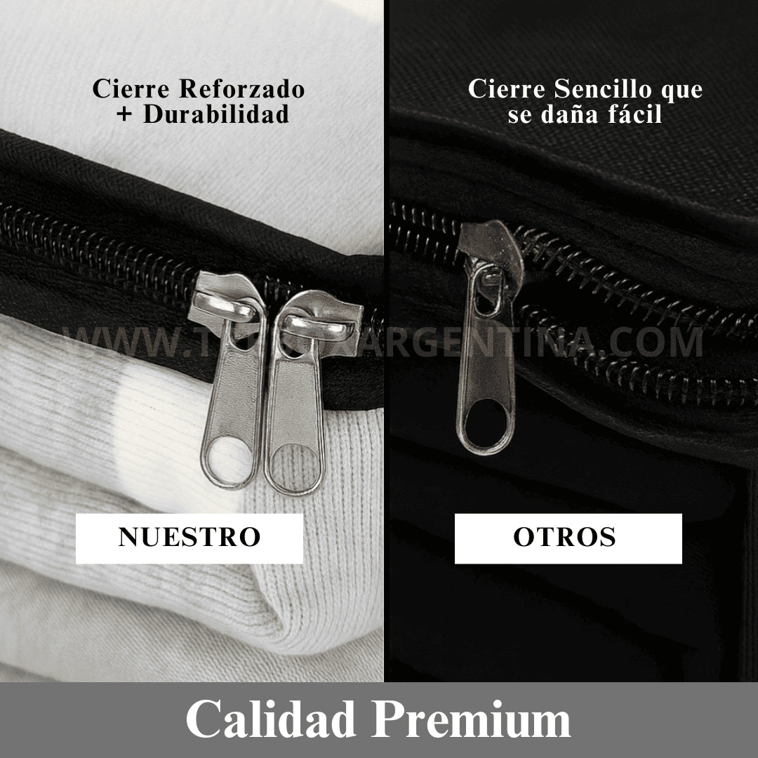 OFERTA PRE VERANO 3X1 |  HomeBox™ Organizador XL: Guardá tus frazadas sin que se arruinen hasta el próximo invierno