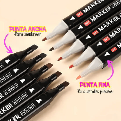 Set de Marcadores artísticos Greco (Envio GRATIS HOY + 40% OFF)