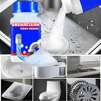 4x2 🎁 | Polvo Mágico DrenaClean : Elimina obstrucciones y olores al instante