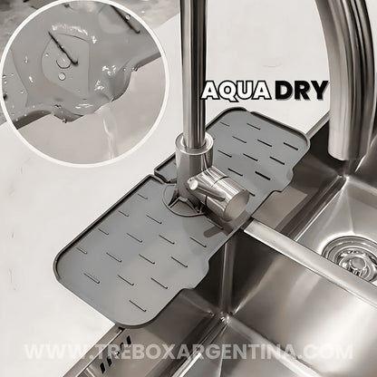 AquaDry™ | Alfombrilla de Silicona Absorbente -  Lavaplatos limpio y sin moho las 24 horas!