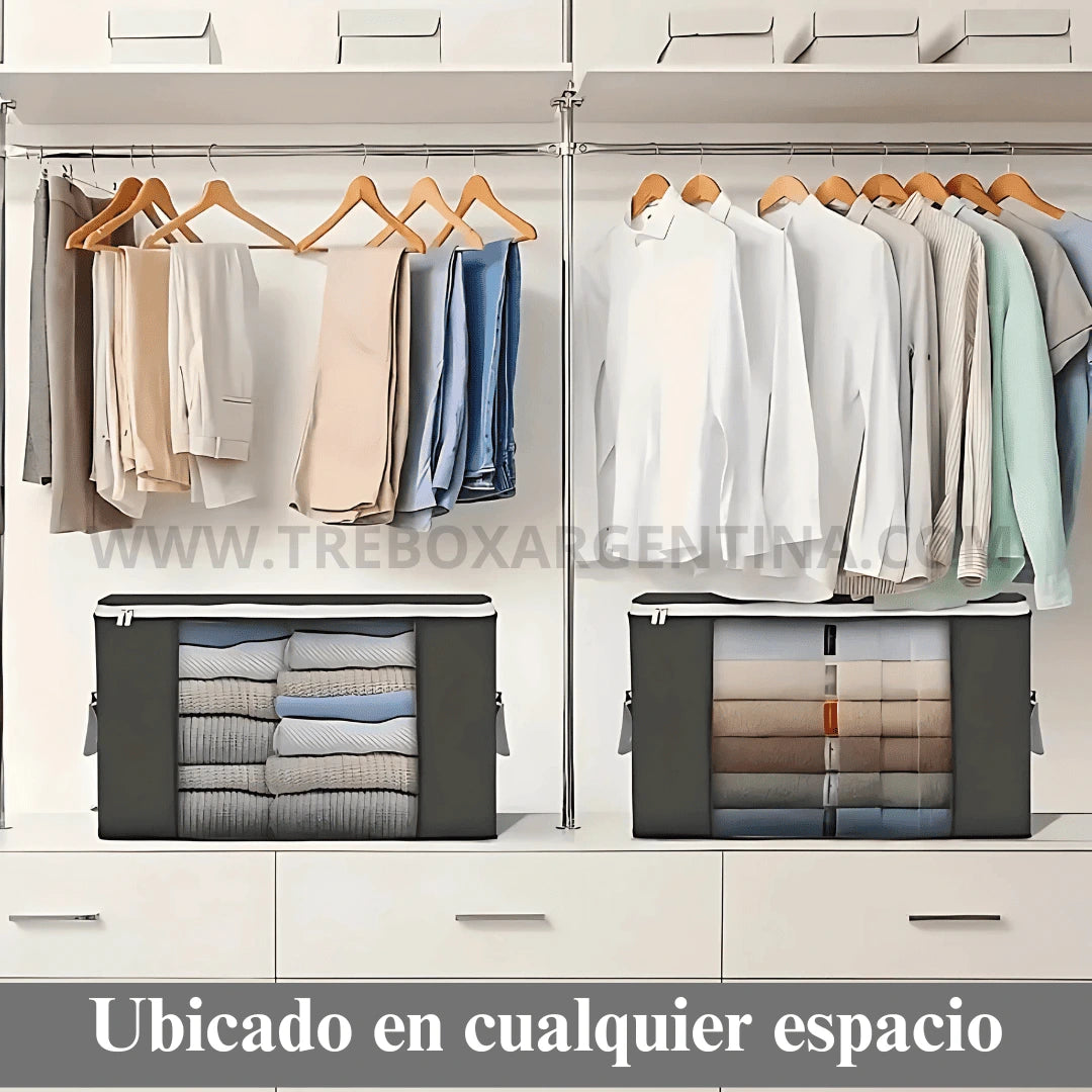 OFERTA PRE VERANO 3X1 |  FoldBox™ Organizador XL: Guardá tus frazadas sin que se arruinen hasta el próximo invierno