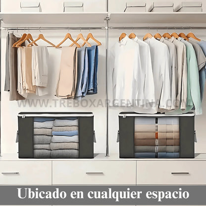 OFERTA PRE VERANO 3X1 |  FoldBox™ Organizador XL: Guardá tus frazadas sin que se arruinen hasta el próximo invierno