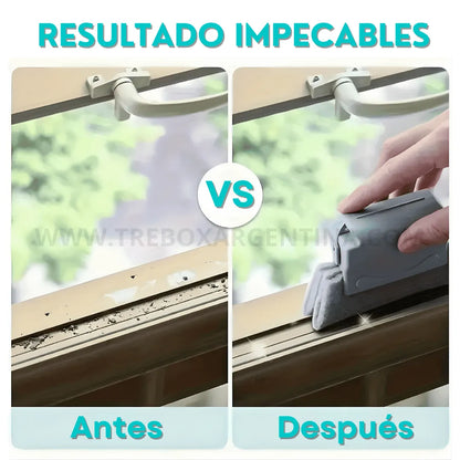 40% OFF🎁 | Combo BrillaDuo: Ventanas relucientes sin escaleras y sin accidentes