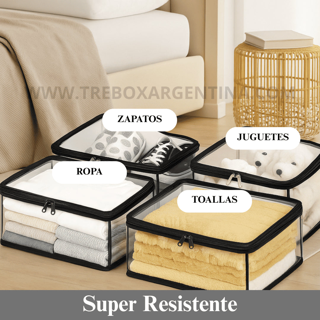 OFERTA PRE VERANO 3X1 |  HomeBox™ Organizador XL: Guardá tus frazadas sin que se arruinen hasta el próximo invierno