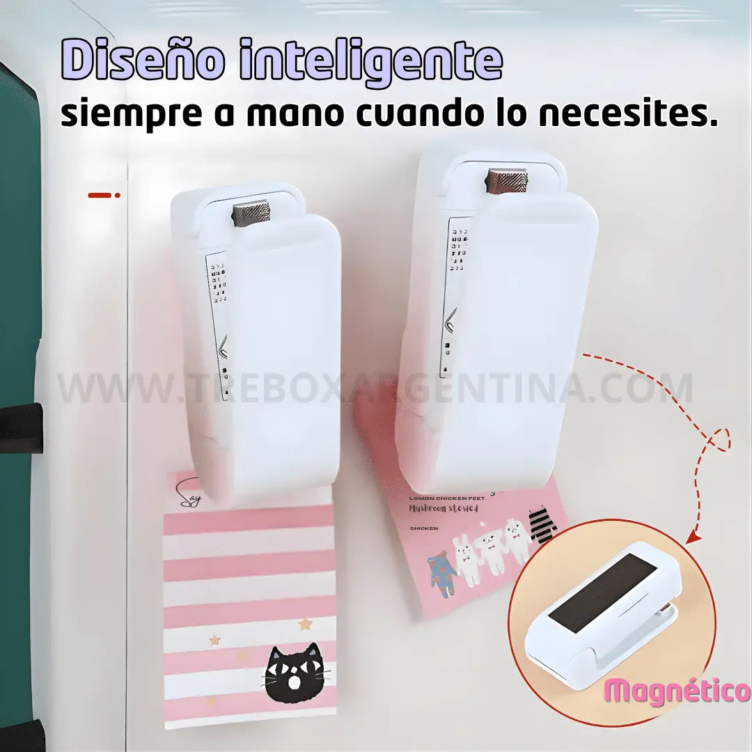 EDICIÓN LIMITADA 2X1 🎁 | SellaMax Portátil : Mantené tus snacks siempre frescos y tu cocina impecable.