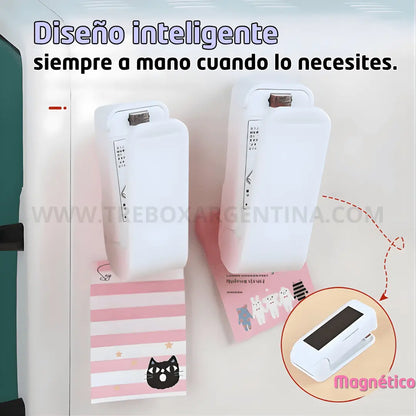 EDICIÓN LIMITADA 2X1 🎁 | SellaMax Portátil : Mantené tus snacks siempre frescos y tu cocina impecable.