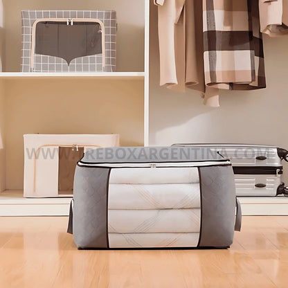 OFERTA PRE VERANO 3X1 |  FoldBox™ Organizador XL: Guardá tus frazadas sin que se arruinen hasta el próximo invierno