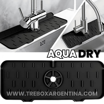 AquaDry™ | Alfombrilla de Silicona Absorbente -  Lavaplatos limpio y sin moho las 24 horas!