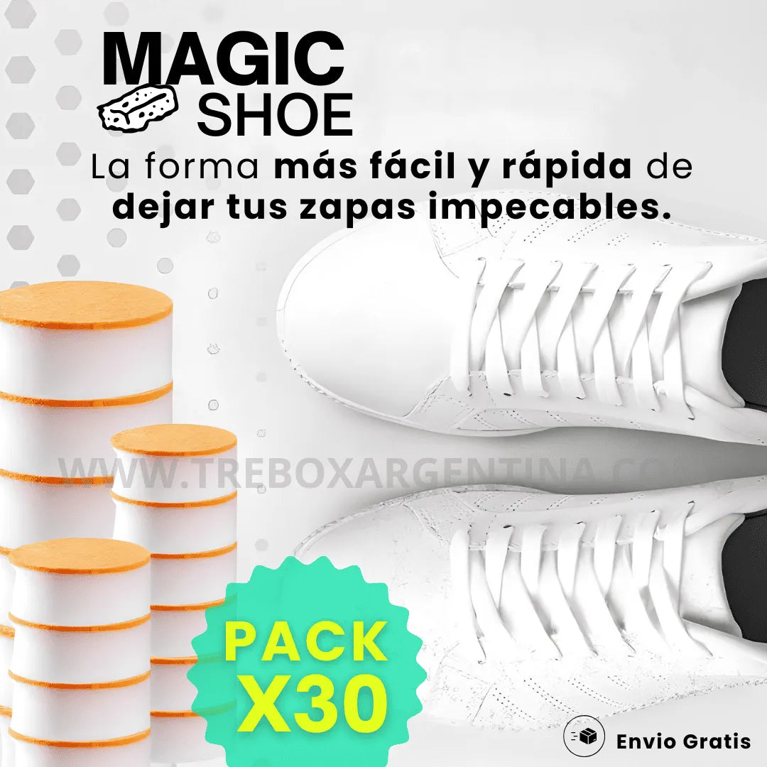 PACK X30 🎁🎄 | Esponja Mágica para Calzado MagicShoe: Dejá tus zapatos como nuevos en segundos