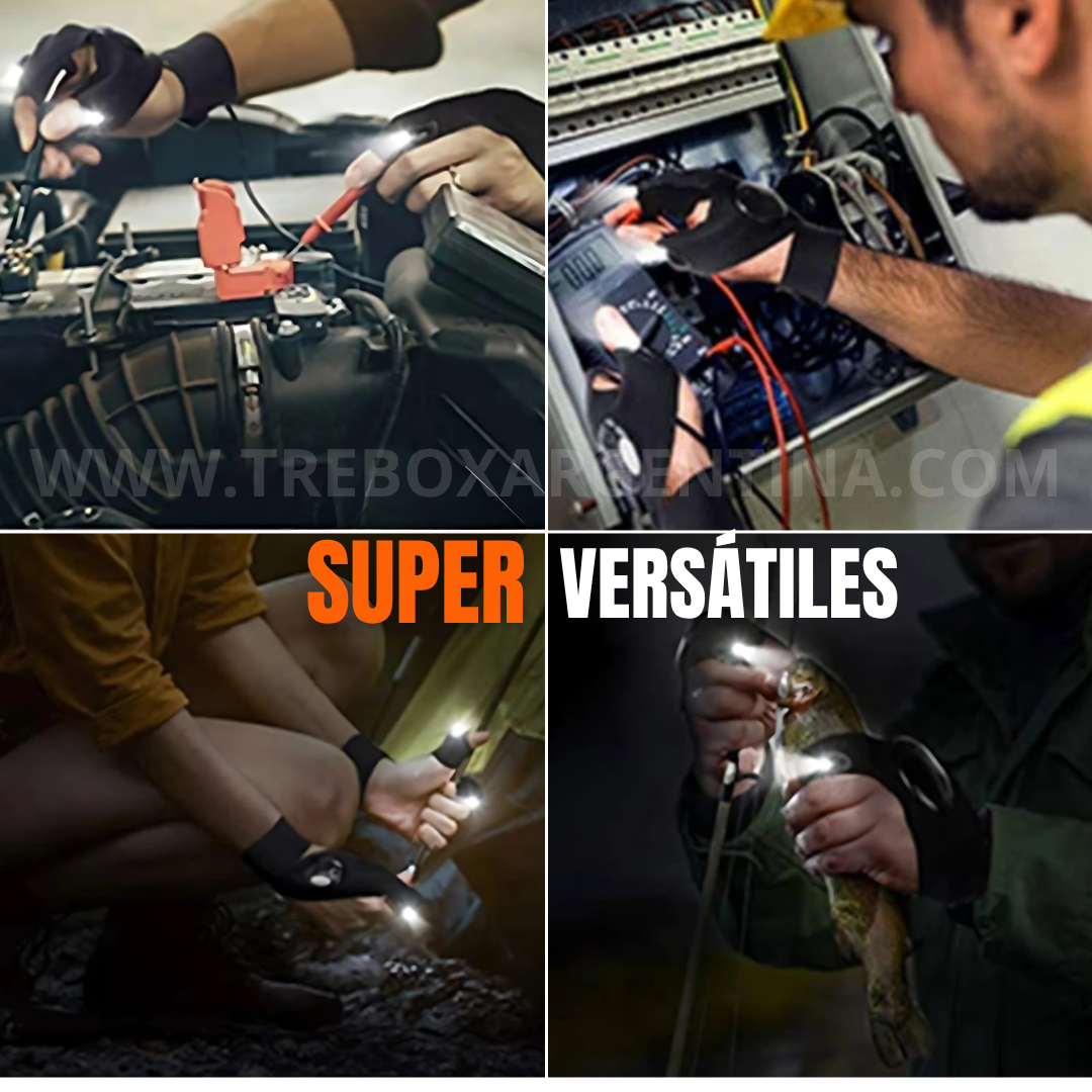 Guantes LED NEXLUM - COMBO ESPECIAL DIA DEL PADRE 2x1 - Olvidate de sostener linternas