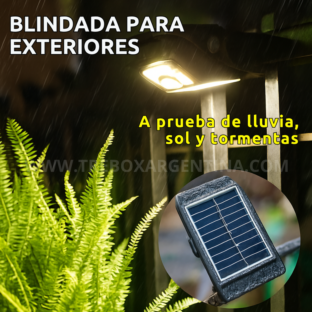 40% OFF🎁 | SolarClip Lampara Luz Led Con Panel Solar: Iluminá cualquier rincón sin cables ni enchufes