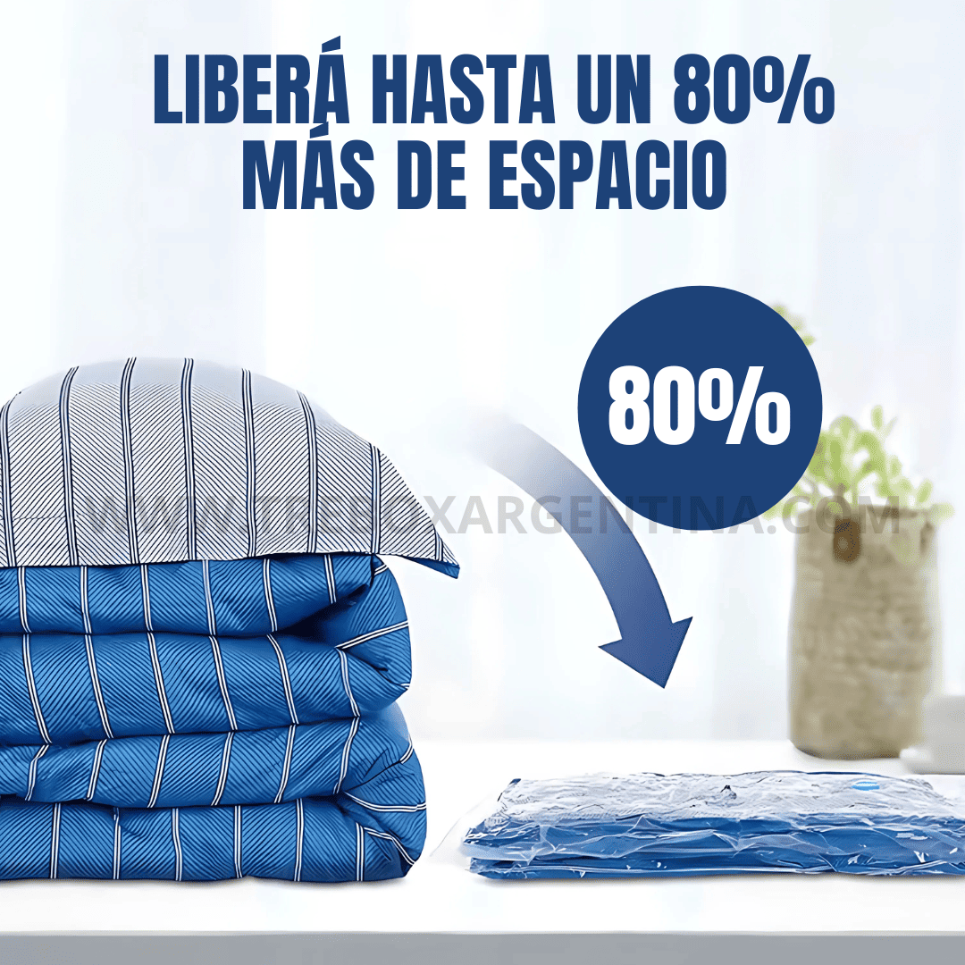 PACK 3 BOLSAS + 1 BOMBA DE REGALO [PROMO LIMITADA🔥]  Bolsas de Vacio SpaceZip™ | Ordená todo y ganá espacio sin gastar de más