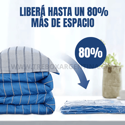 PACK 3 BOLSAS + 1 BOMBA DE REGALO [PROMO LIMITADA🔥]  Bolsas de Vacio SpaceZip™ | Ordená todo y ganá espacio sin gastar de más