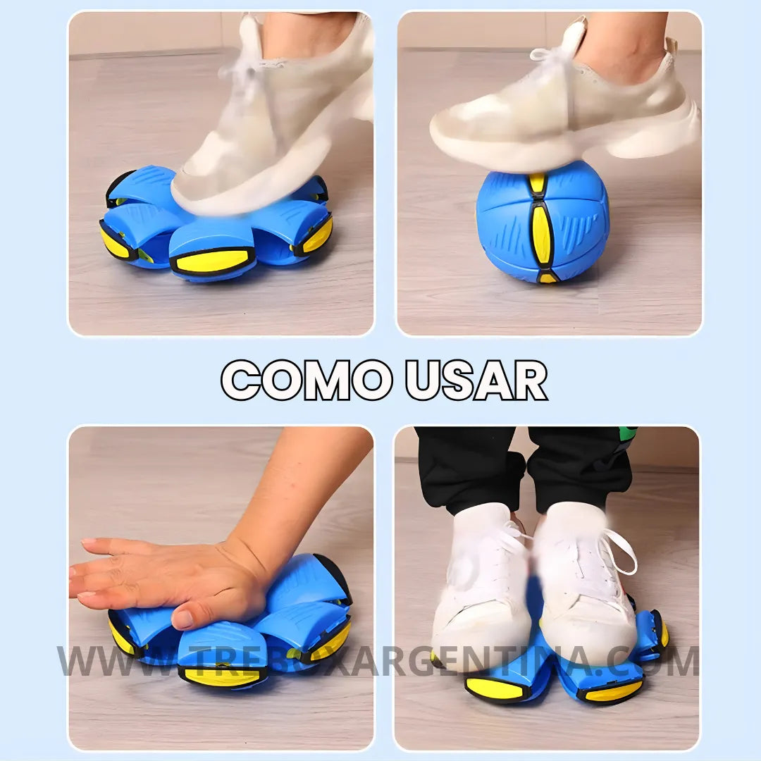 OFERTA 2x1 | Fluppy™ Pelota Frisbee Mágica: Un solo juguete, infinitas maneras de divertirse