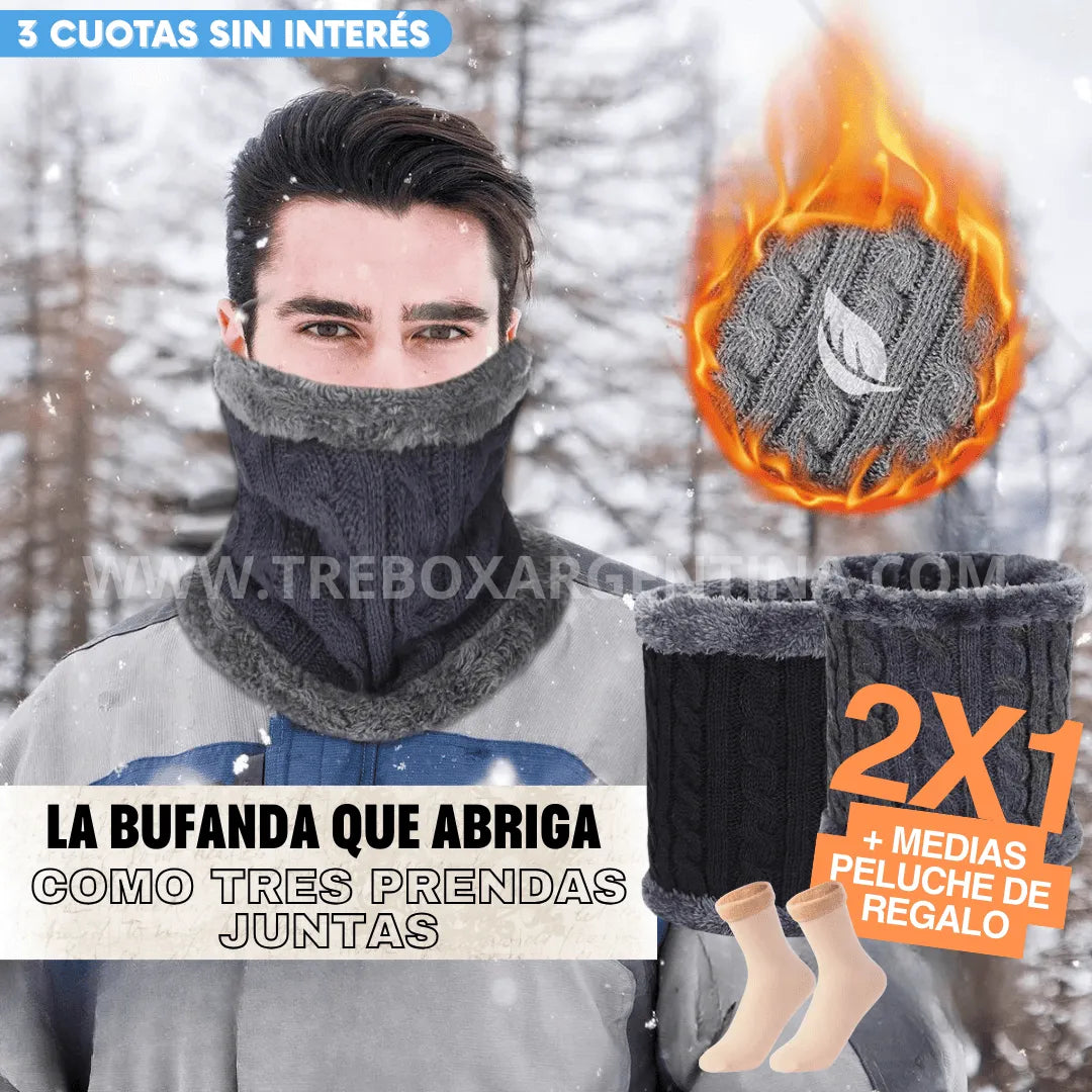 Combo Invierno: 2x1 + Regalo | Bujanda de Peluche Northerm –  Este invierno, sentite liviano y calentito al mismo tiempo.