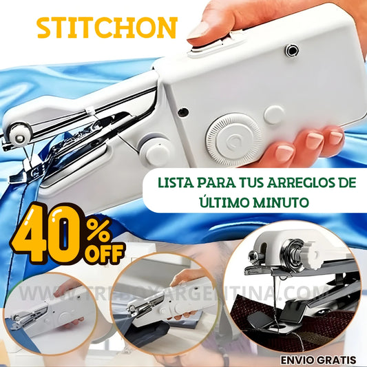 HOY 40% OFF🎁 | StitchOn™ Mini Máquina de Coser: Siempre lista para salvarte en emergencias y arreglos diarios