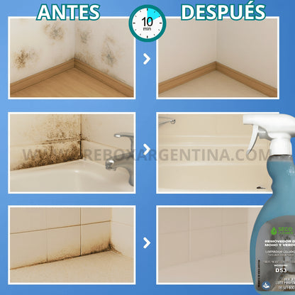 2X1🎁 | Spray Removedor Moho SECO CLEANER - La Solución Definitiva a Las Manchas y Hongos de tu Casa