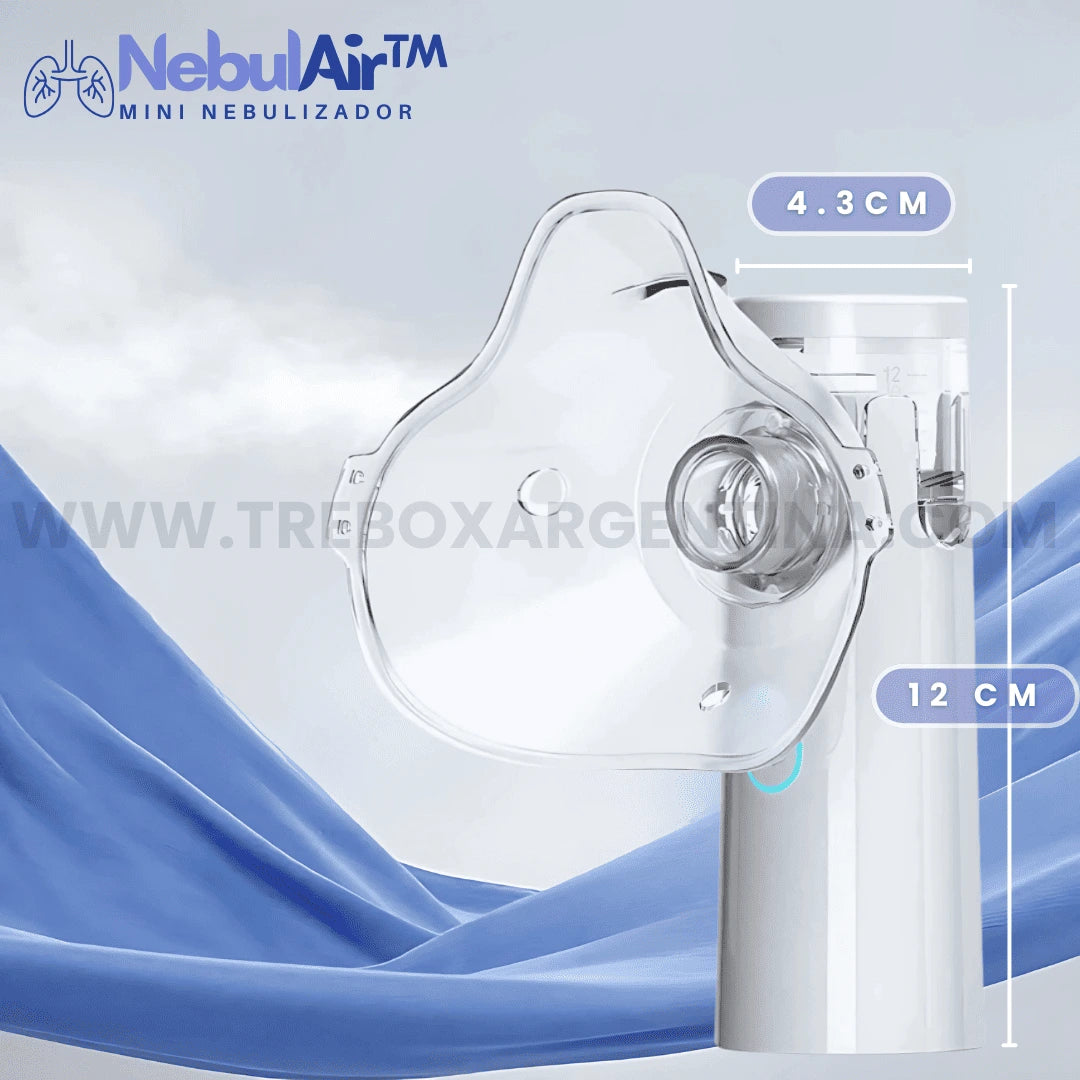 NebulAir™ Nebulizador Portátil para Toda la Familia |  Alivio Inmediato para la Respiración