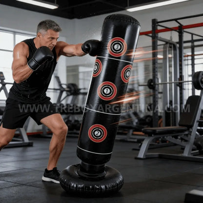 PROMO 45% OFF🚨| KnockOut™ Bolsa de Boxeo Inflable: Entrená el cuerpo y liberá todo el estrés sin salir de casa