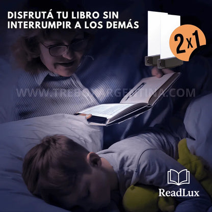 2X1 🚨 | Luz Led para lectura ReadLux: La luz ideal para tus noches de lectura
