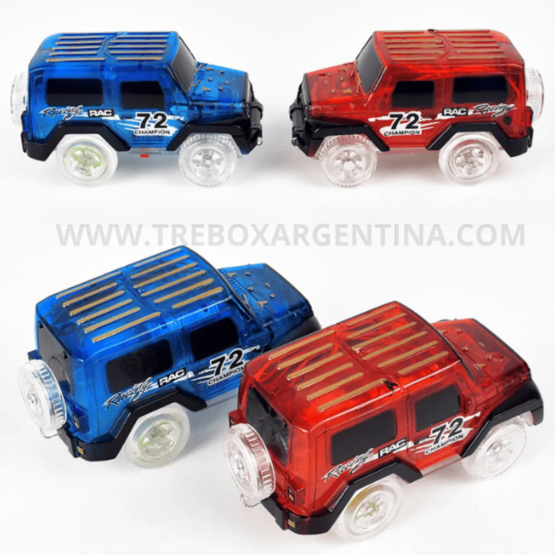 40% OFF🎁  MagicTracks Circuito Mágico de Carreras (220 Piezas +400cm) 🚗 Diversión que Enciende la Imaginación