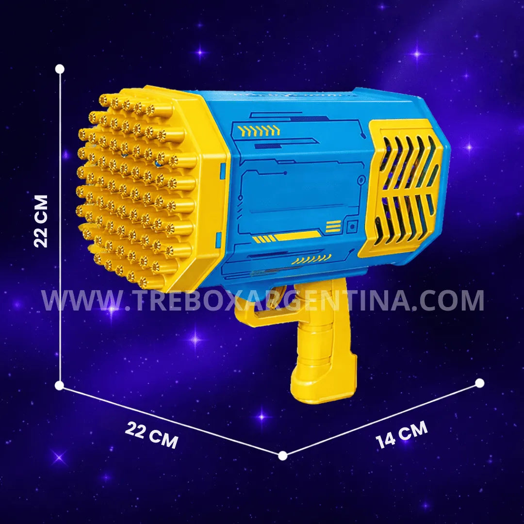 PROMO 40% OFF 🎁 |  Bubble Rain Bazooka de Burbujas : Diversión explosiva de burbujas sin Limites!
