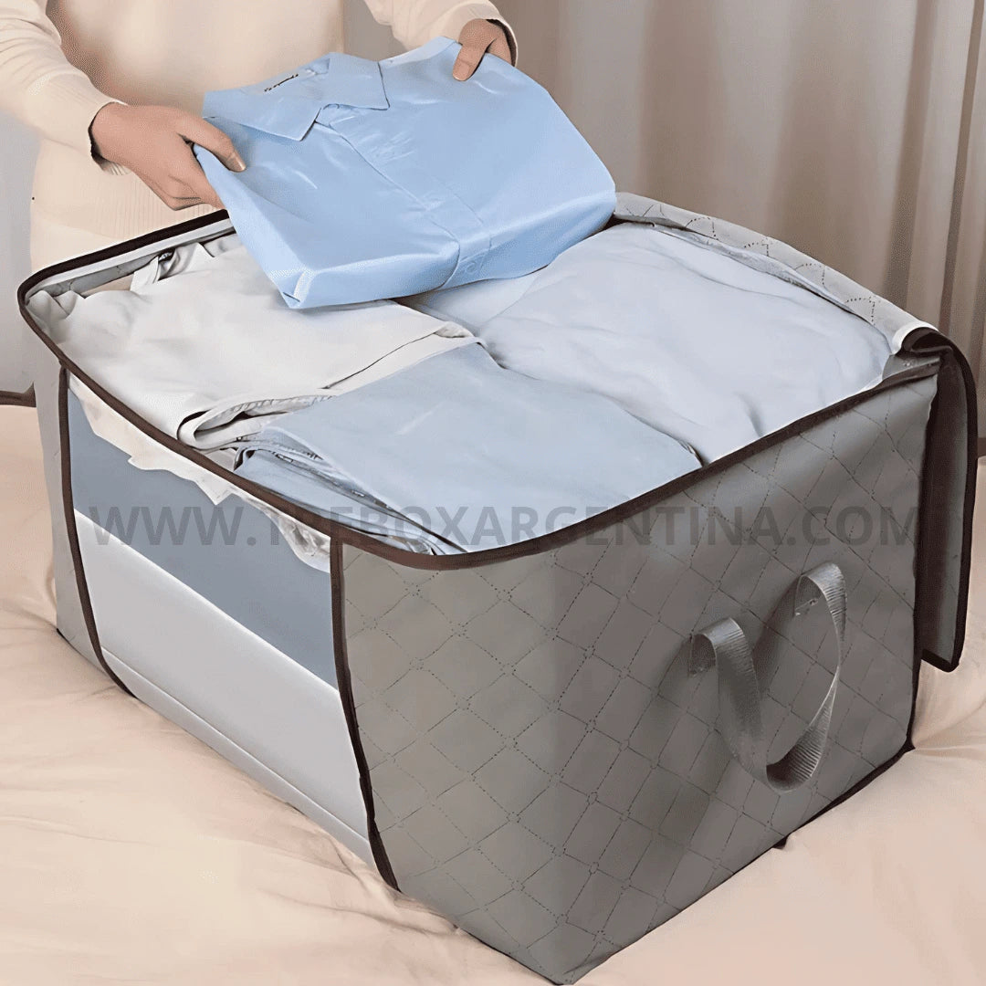 OFERTA PRE VERANO 3X1 |  FoldBox™ Organizador XL: Guardá tus frazadas sin que se arruinen hasta el próximo invierno