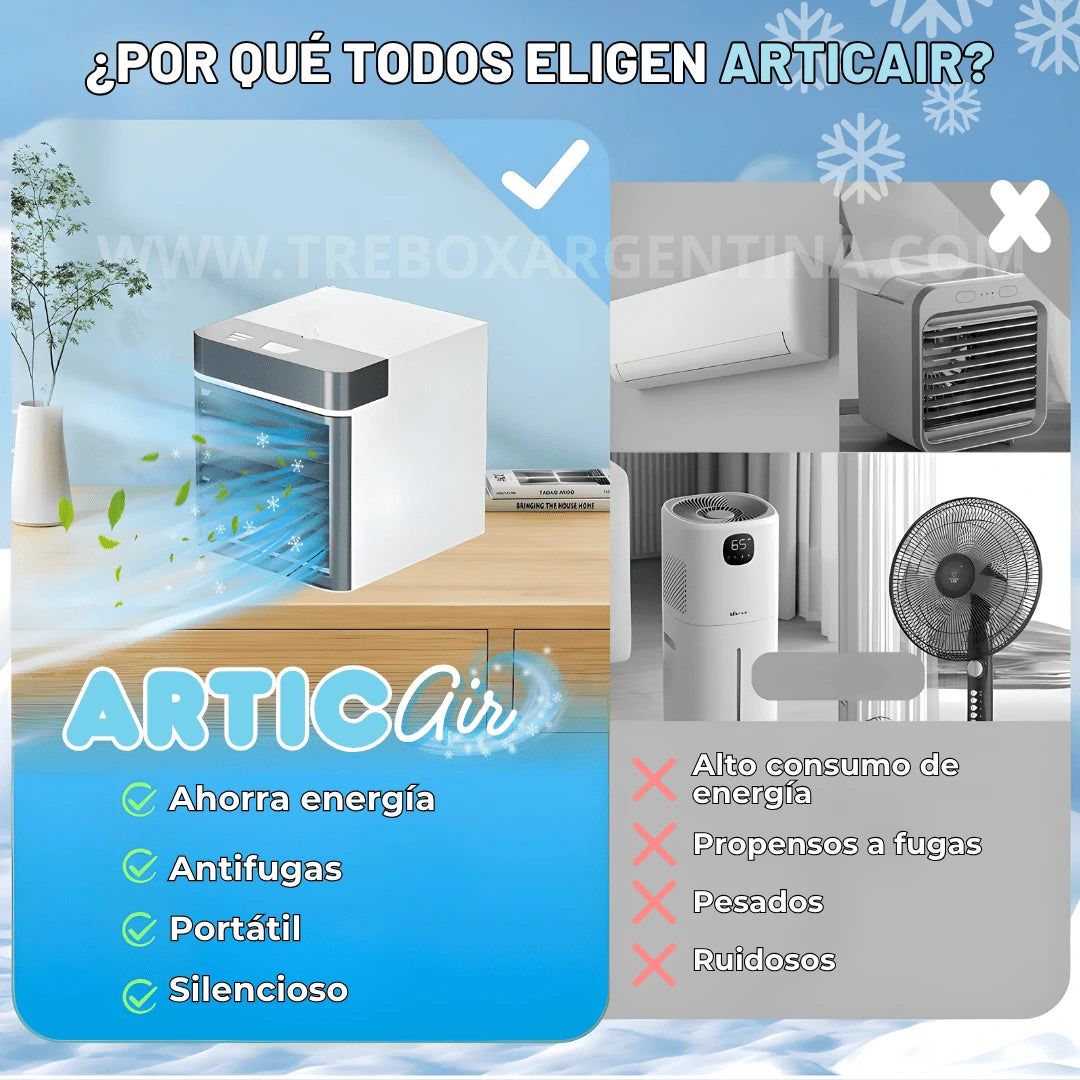 OFERTA VERANO 🎁 | ArticAir Mini Aire Portátil: Aire frío donde quieras ¡Que el verano no te derrita!❄️