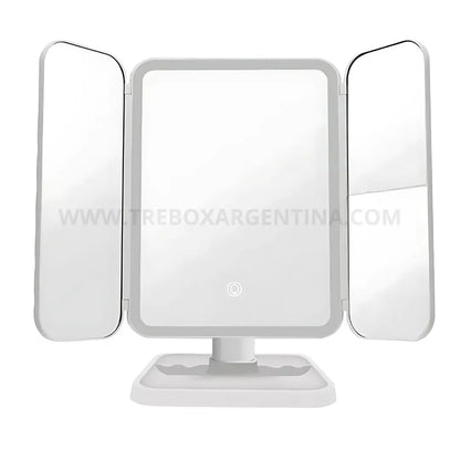 50% OFF | Glowie Mirror Espejo de Maquillaje LED: Maquillate sin problemas con la iluminación perfecta