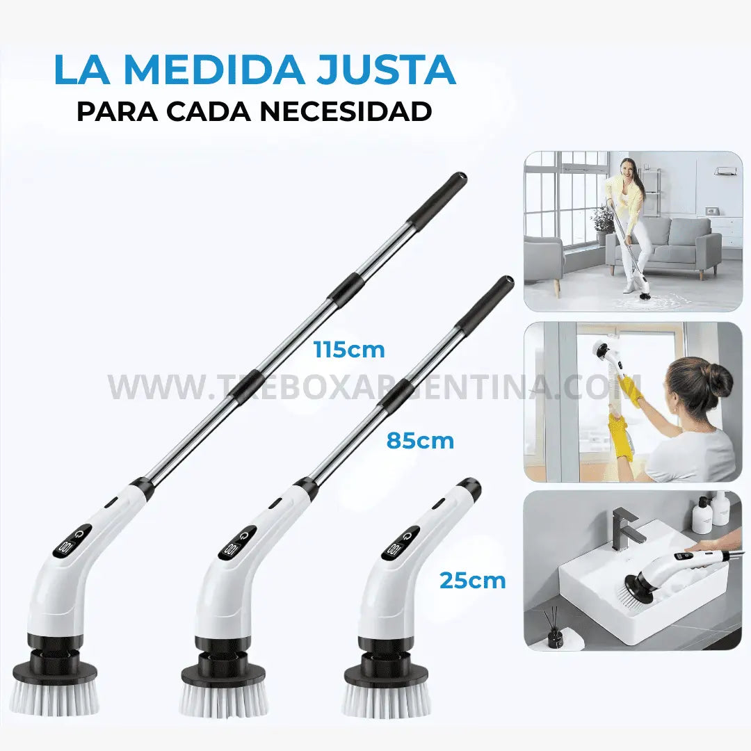 [50% OFF🎁] | SpeedClean Cepillo de Limpieza Eléctrico Recargable 8 en 1: Tu casa impecable en minutos y sin esfuerzo.