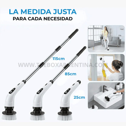 [50% OFF🎁] | SpeedClean Cepillo de Limpieza Eléctrico Recargable 8 en 1: Tu casa impecable en minutos y sin esfuerzo.