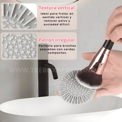 COMBO BEAUTY💄 | Limpiador Eléctrico de Brochas BrushClean  + Neceser WashBag: Cuidá tus brochas y llevá tu make-up con estilo donde quieras.