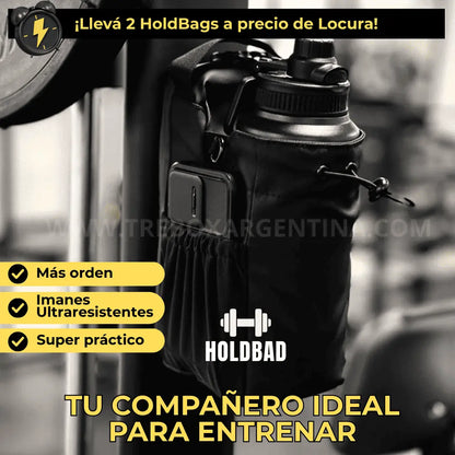 Dúo Pack (PrecioEspecialx2)🎁 | Bolso Magnético para gym HoldBag: Todo en su lugar y vos a romperla 🔥