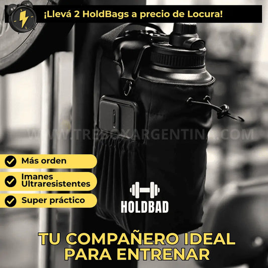 Dúo Pack (PrecioEspecialx2)🎁 | Bolso Magnético para gym HoldBag: Todo en su lugar y vos a romperla 🔥