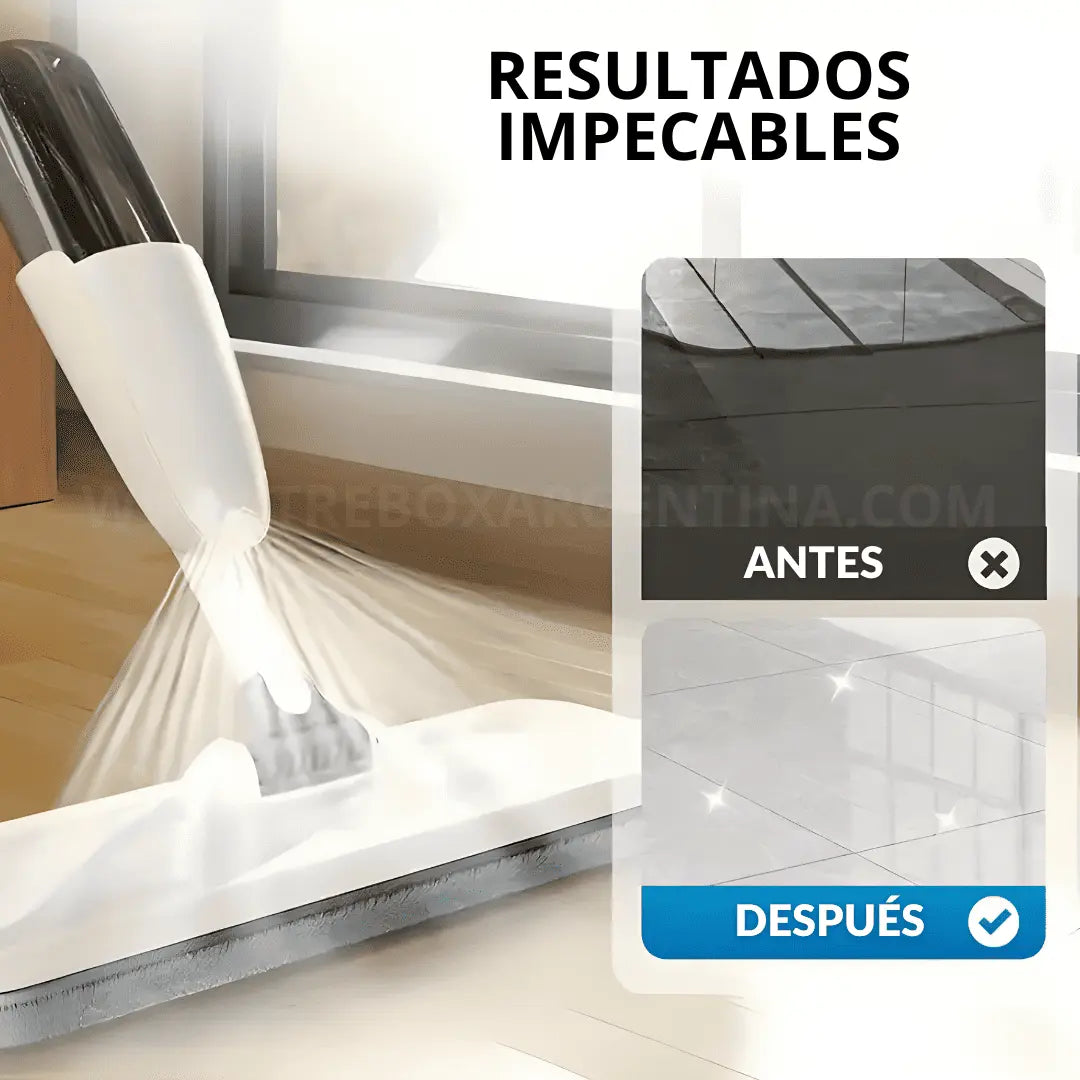 40% OFF 🎁 MopSpray 2 EN 1 Trapeador + Rociador: Limpiá en una pasada, olvidate del trapo y el balde.